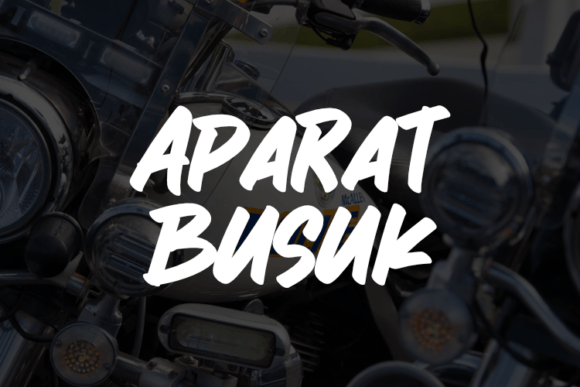Aparat Busuk: The Font That Elevates Your Brand