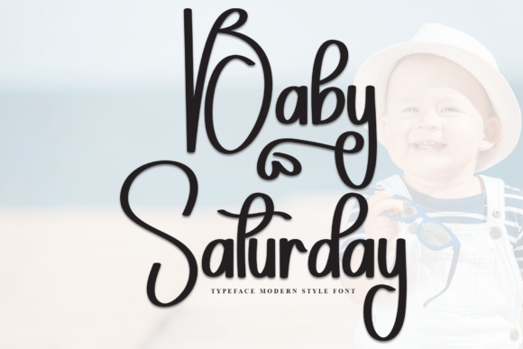 Baby Saturday Font for Handmade Creators