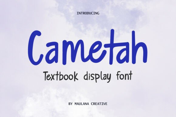 Cametah: A Font That Breathes Life Into Your Editorial Design