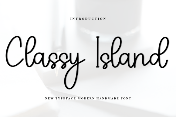 Classy Island: A Festive Font for Campaigns