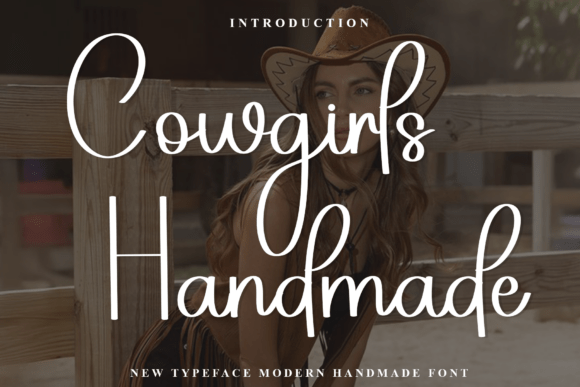 Cowgirls Handmade: A Font That Brings Warmth to Your Brand