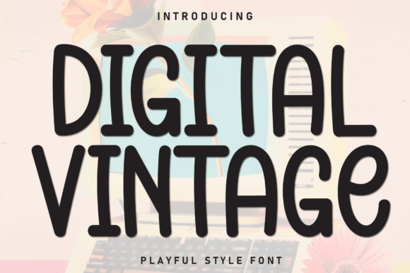Digital Vintage: A Timeless Script Font for Modern Marketing