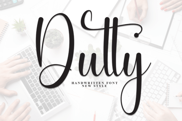 Dutty: A Script Font That Elevates Digital Branding