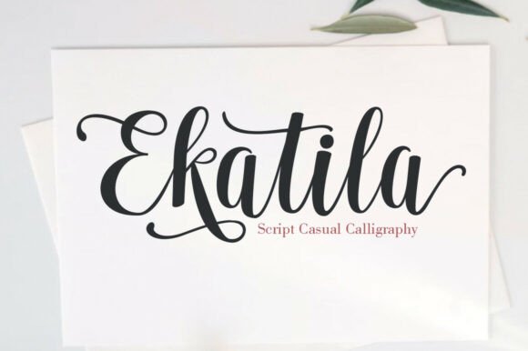 Ekatila: A Font for Elegance and Expression