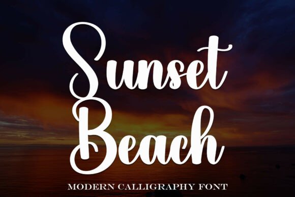 Font Choice That Speaks Volumes: Sunsetbeach in Action