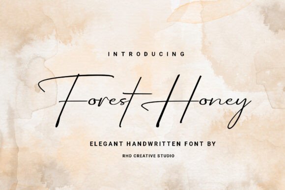 Forest Honey: A Script Font for Campaigns That Speak with Grace
