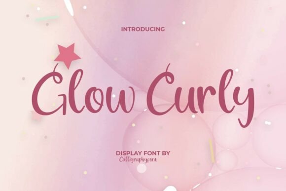 Glowcurly: A Font That Breathes Life Into Editorial Design