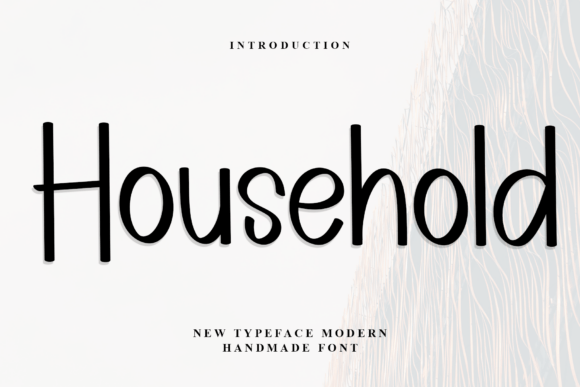 Household: A Festive Font for Holiday Branding