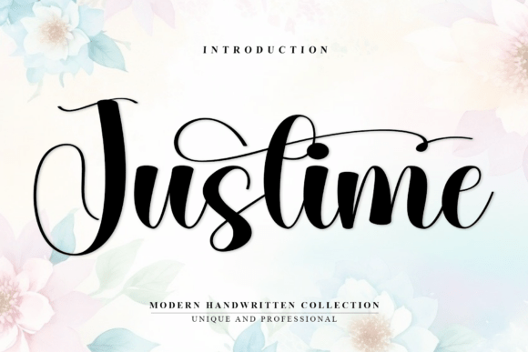 Justime: A Script Font That Elevates Branding with Artistic Elegance