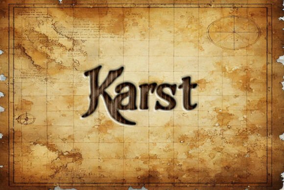 Karst Display Font: A Versatile Script for Creative Branding