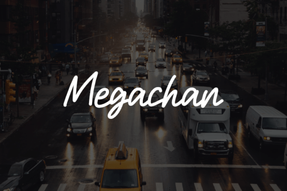 Megachan: A Bold Script for Fashion and Branding