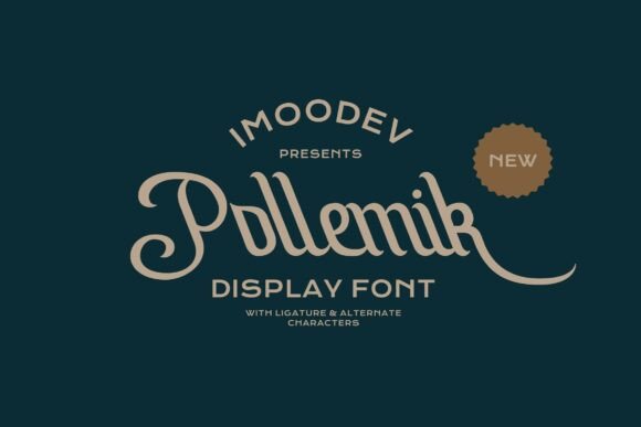 Pollemik: The Script Font That Elevates Your Digital Brand