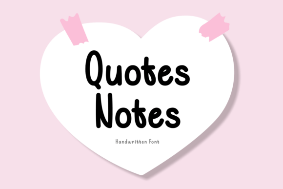 Quotes Notes: A Playful Script Font for Digital Design