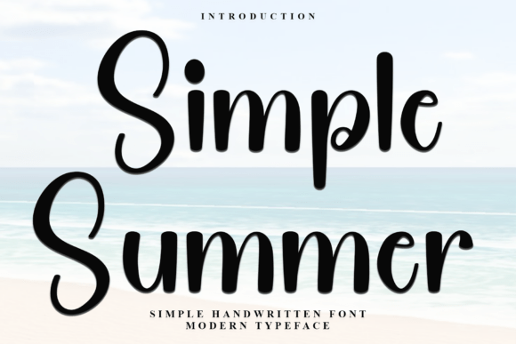 Simple Summer: A Font That Elevates Your Brand