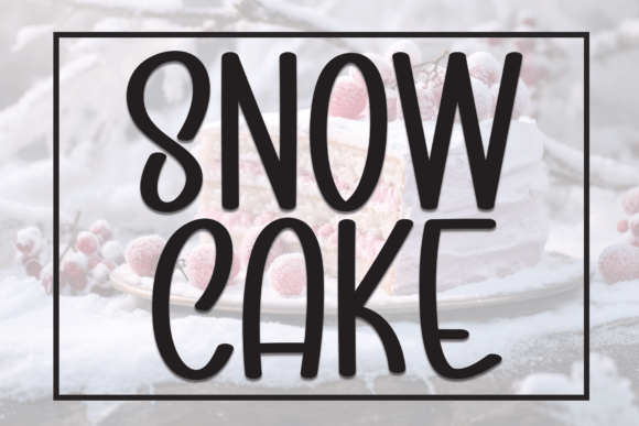 Snow Cake: A Handwritten Font for Editorial Design