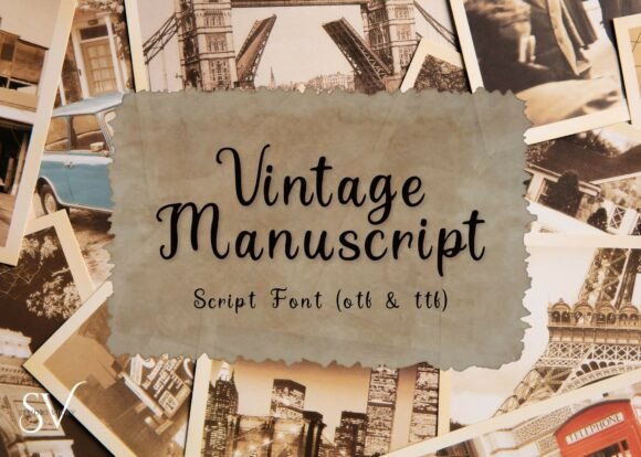 Vintage Manuscript: A Timeless Script Font for Modern Web Design